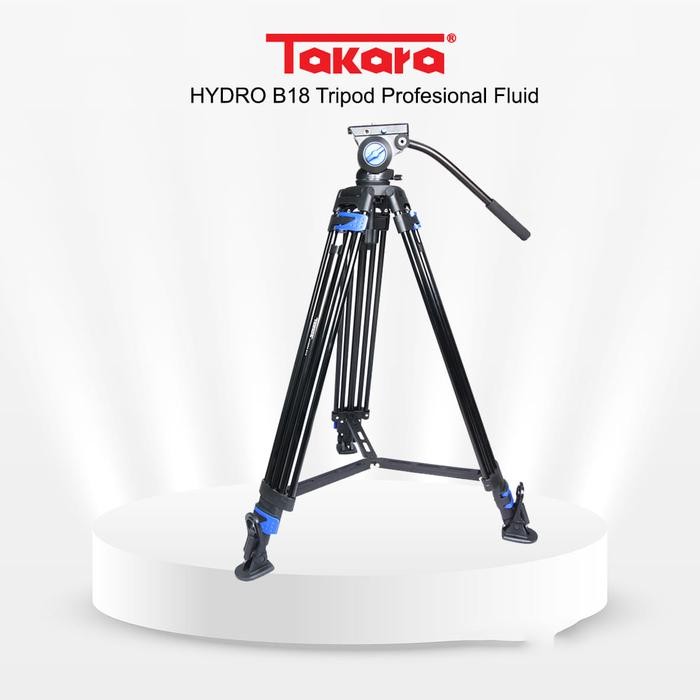 TAKARA HYDRO B18 Tripod Profesional Fluid Head Foto Video