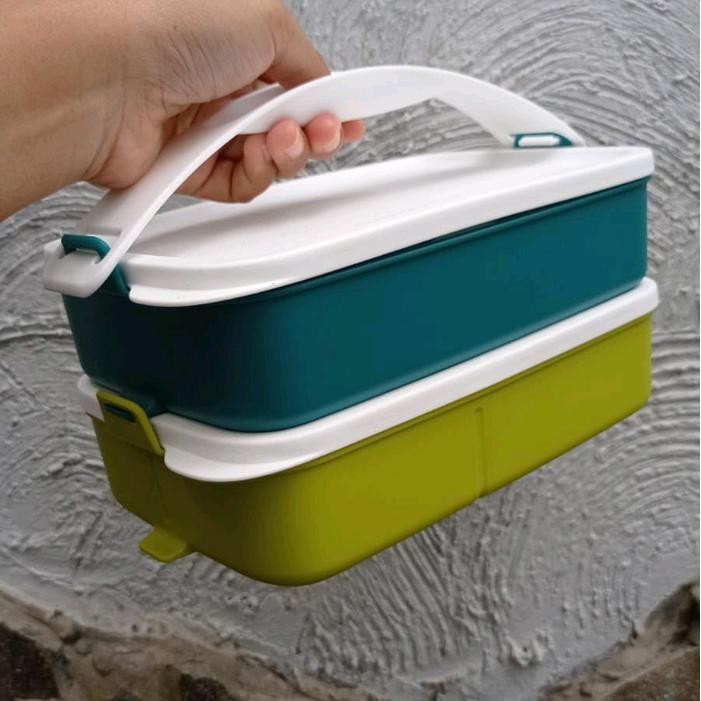 tupperware ctg bestie 2 susun rantang kotak 2 susun kode 228