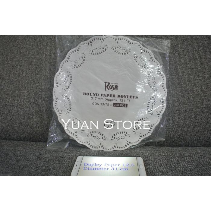 Doyley Paper 12,5 Kertas Renda Alas Renda Alas Kue Tatakan Kue