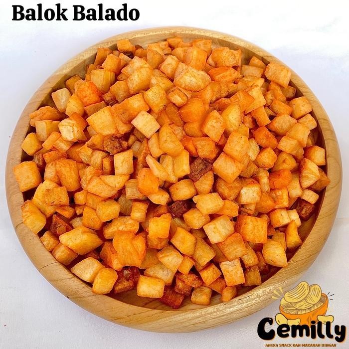 

Sedia [CEMILLY] 1gr Balok Singkong Asin/Balado Ce Snack Kiloan