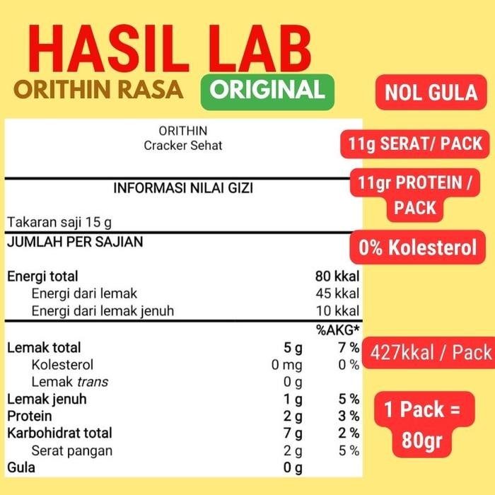 

Sedia ORIThin Almond Cracker Snack Gluten Free 60Gr Ce Sehat Kaya Serat Tanpa
