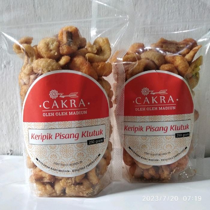 

Sedia CAKRA Keripik Pisang Klutuk