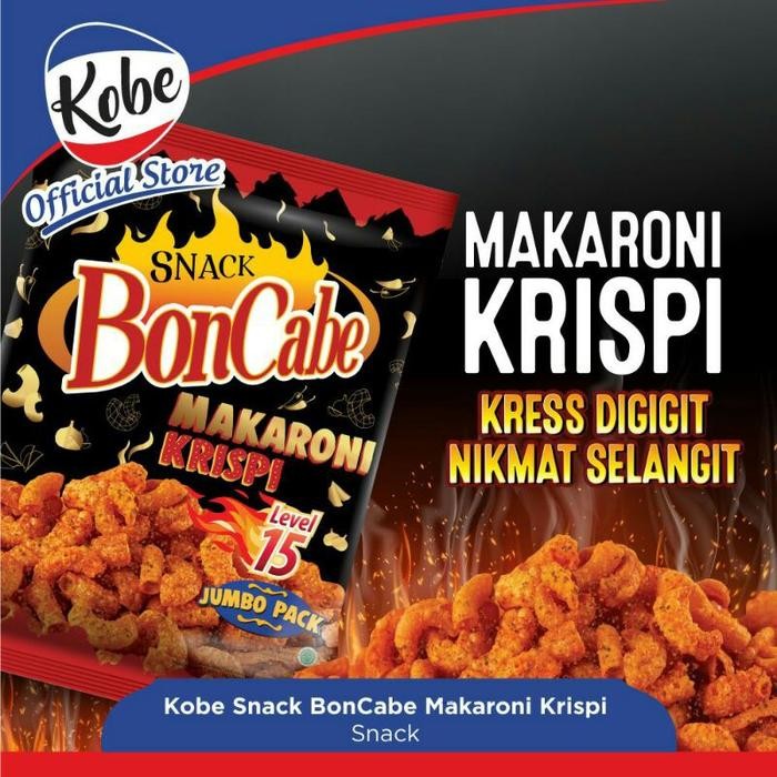 

Sedia BonCabe Snack Makaroni Krispi Level 15 Jumbo Pack 150 gram