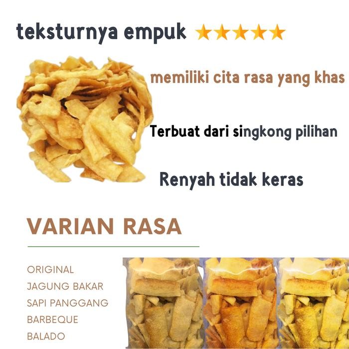 

Sedia Keripik Singkong Merbabu Renyah Empuk Aneka Rasa Kripik Ca Asin