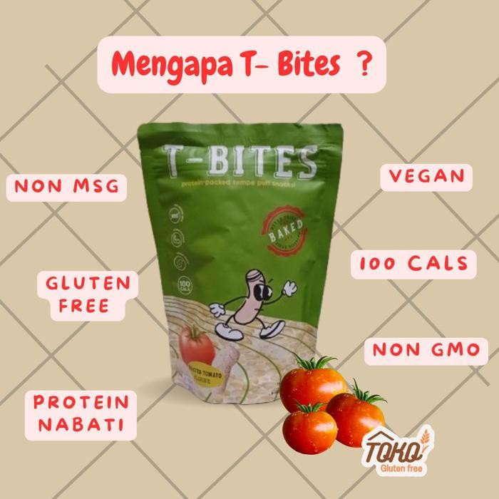 

Sedia Vegan Snack T- Bites Tempe PPuff Ca Gluten Free Diet Special Needs Low Calories Rasa Roasted
