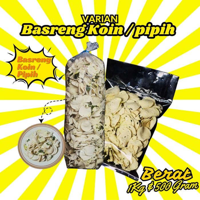 

Sedia Basreng Koin / Basreng Pipih / Pedas Daun Jeruk & / Kemasan Gram & 1Kg Food Snacks