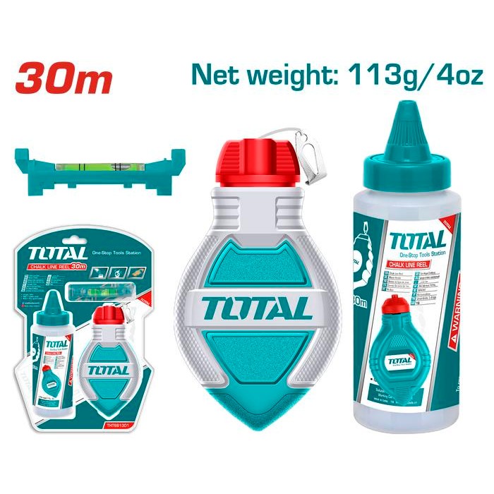 

Total Chalk Line Reel Tht661301 Gulungan Garis Kapur Best Seller