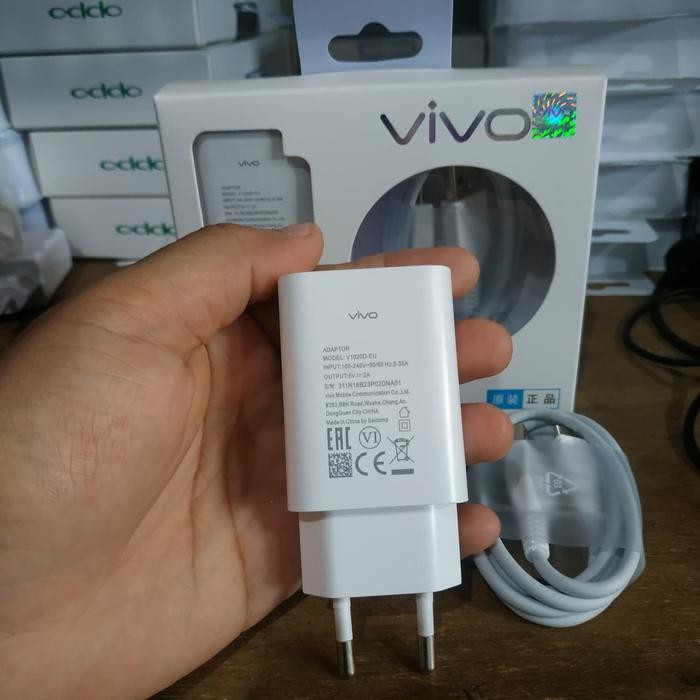 Charger Vivo 5V 2A Original V1020D - Eu Micro Usb Kode 827