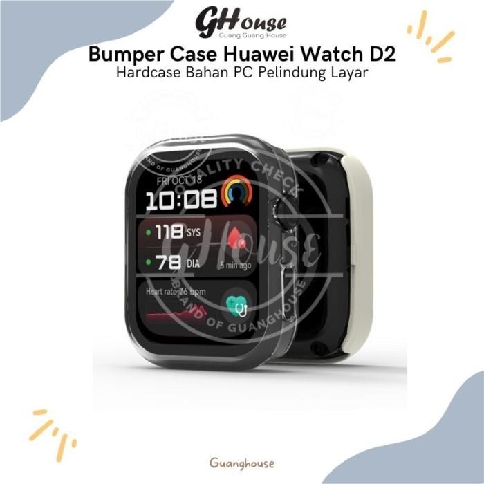 (Allthebest) Bumper Case Huawei Watch D2 PC Hardcase Huawei Watch D2 Screen Protector Watch D2 Bahan