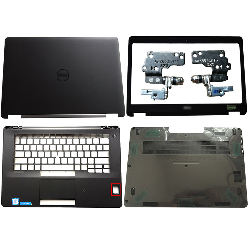 New Shell For DELL Latitude E7470 Laptop LCD Back Cover/Front Bezel/Hinges/Palmrest Top Cover/Bottom