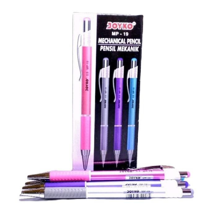 

(1Pak Isi 12 Pcs) Pensil Mekanik Joyko Mp-19 Mechanical Pencil Joyko Mp 19 - Stationery Alat Tulis