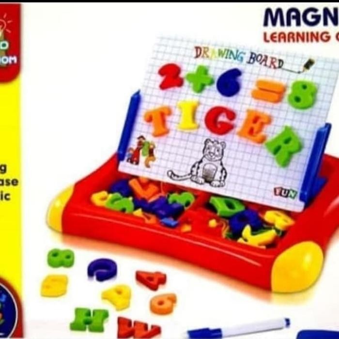 

Papan tulis isi angka dan huruf magnet Magnetic learning case