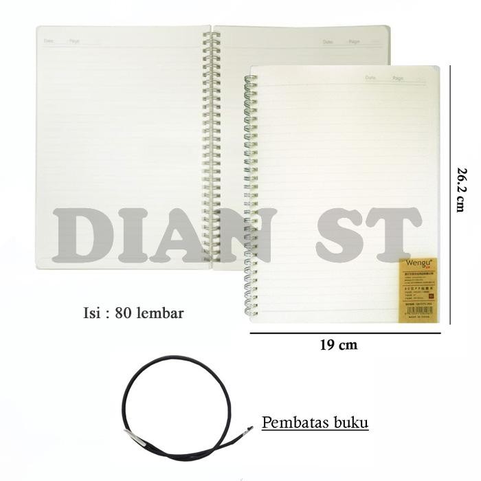 

Buku Tulis Spiral B5 PLS / Notebook - pc
