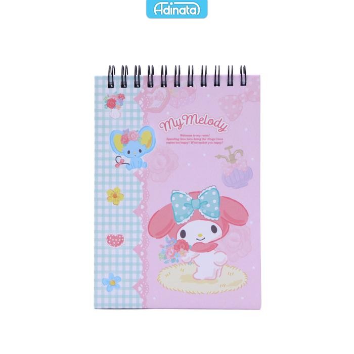 

My Melody A6 Memo Spiral Notebook 2413-4341 - Adinata / Buku Catatan / Memo