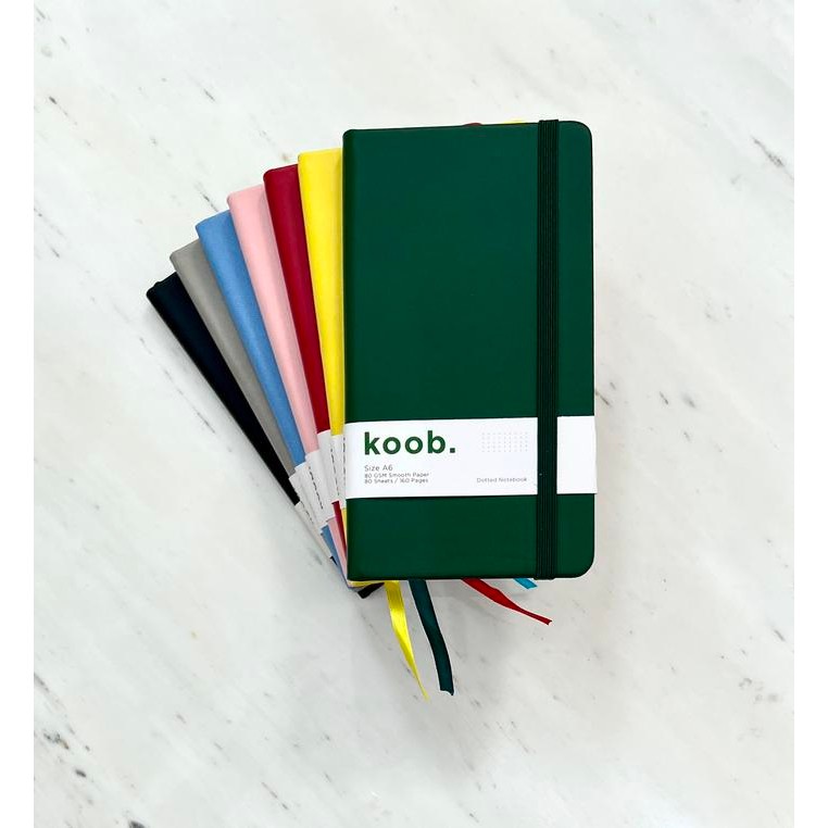 

A631 Koob. Hardcover Notebook A6+ Buku Tulis Titik Dotted Jurnal Diary