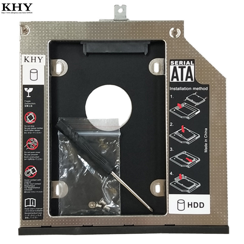 New 2nd Caddy 9.5mm  2.5" SATA 3.0 SSD Case HDD Enclosure Special for ThinkPad T440P T540P W540