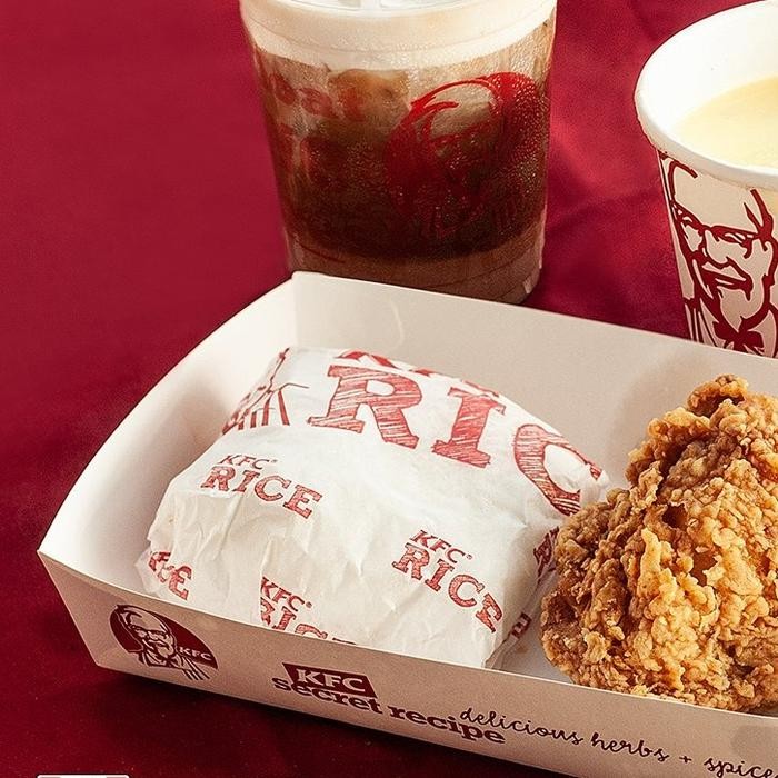 NEW Custom Kertas Nasi KFC Printing Logo [terbaik][terlaris]