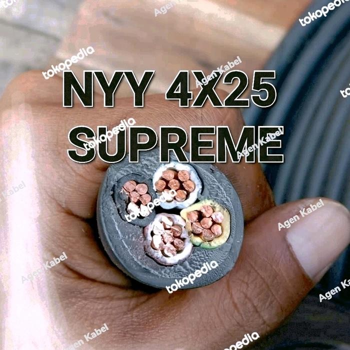 NYY 4X25 MM SUPREME / KABEL TUFUR 4 X 25 / KABEL LISTRIK 4X25 MM TERMURAH