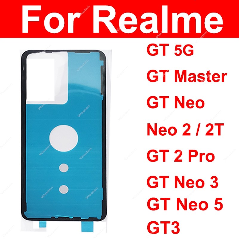 Back Frame Battery Cover Adhesive For Realme GT 2 Pro GT Neo 2 2T Neo 5 GT 3 GT Master Rear Housing 