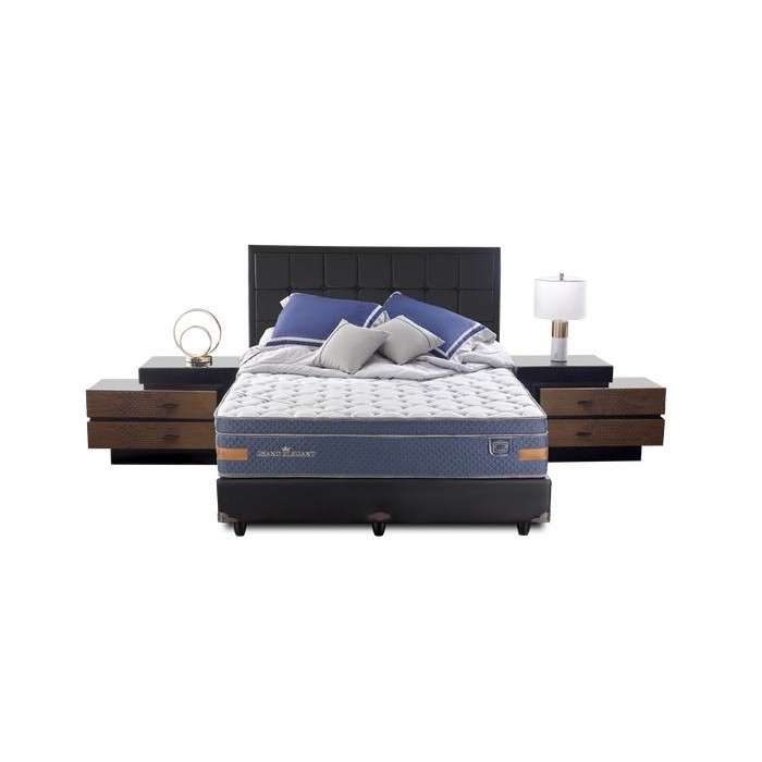 Full Set Kasur Elite Springbed Elegant New Edition 180X200
