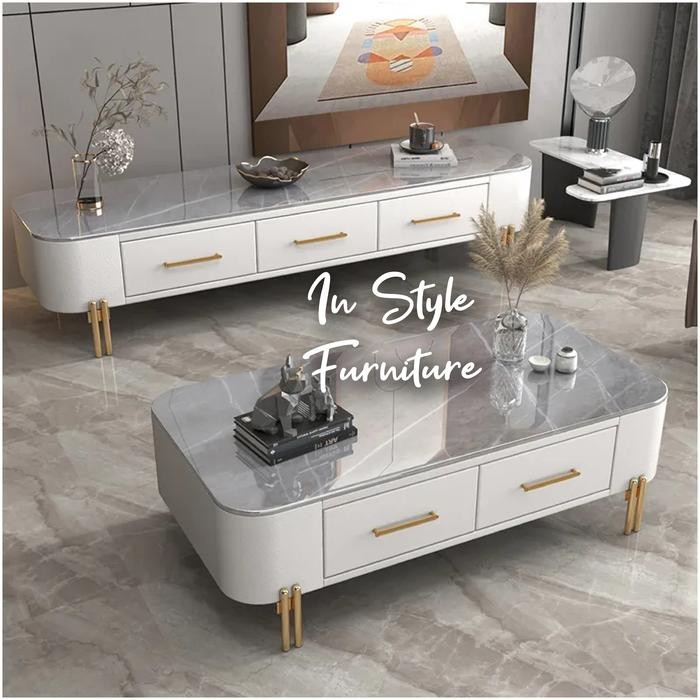 Meja Ruang Tamu - Meja Tv Set Meja Ruang Tamu Meja Tamu Nimalis