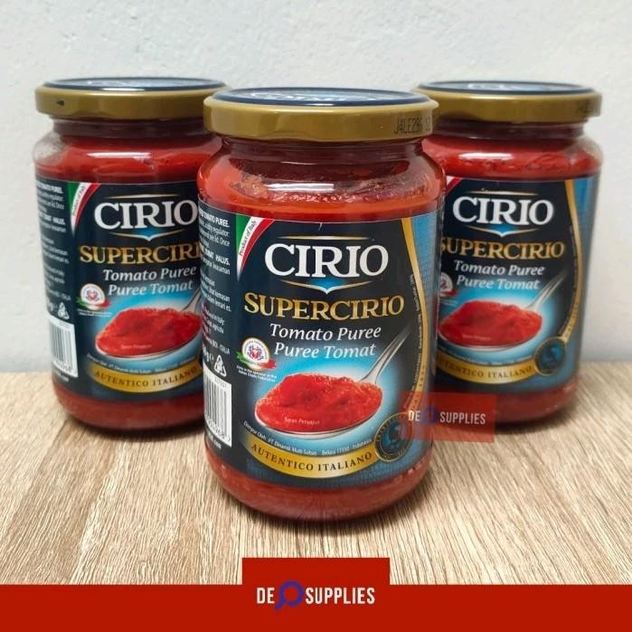 

SIAPKIRIM Cirio Tomato Puree 350gr - Puree Tomat Halus Italy Saus Marinara Sauce - Standar READY