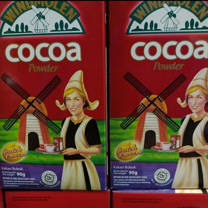 

Coklat / Kakao Bubuk Windmolen Cocoa Powder 80gr READY Murah