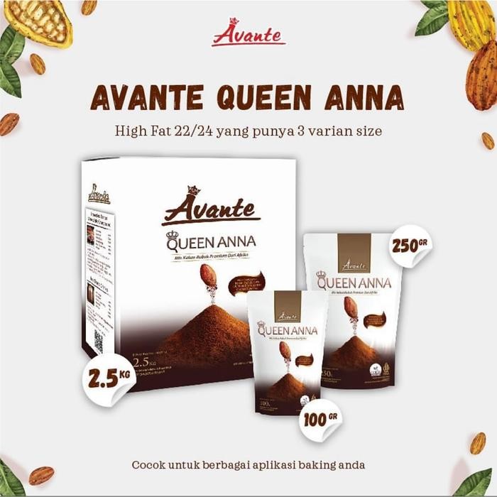 

Avante Queen Anna Coklat Bubuk Bensdorp 100gr 250gr