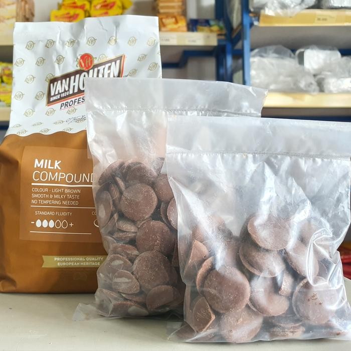 

Van houten Intense Milk Compound / Coklat Susu Koin Vanhouten 100Gr, 250Gr