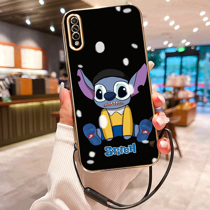 Casing Hp Untuk OPPO A31 A8 Case Casing kartun lucu HP Cesing Silikon Softcase disepuh tali Kasing