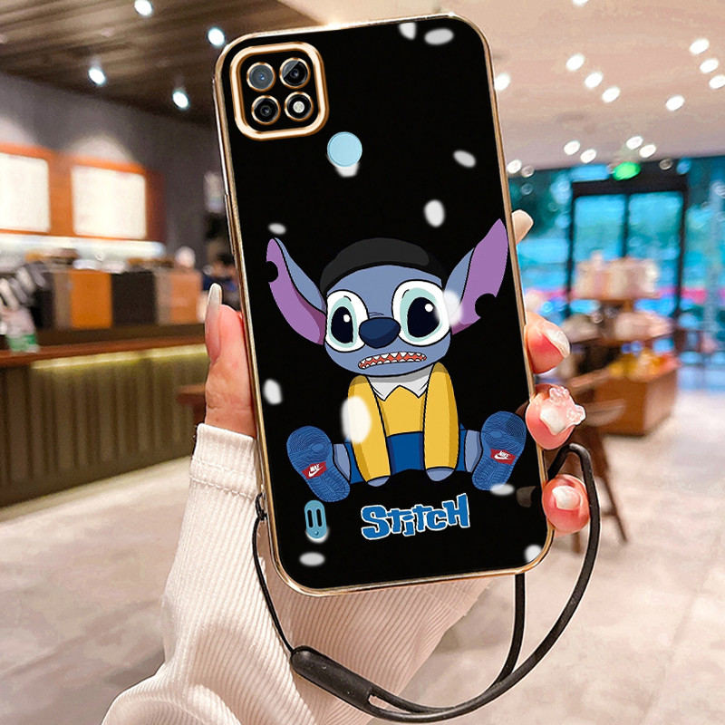 Casing Hp Untuk Realme C21 C21Y C25Y Case Casing kartun lucu HP Cesing Silikon Softcase disepuh tali