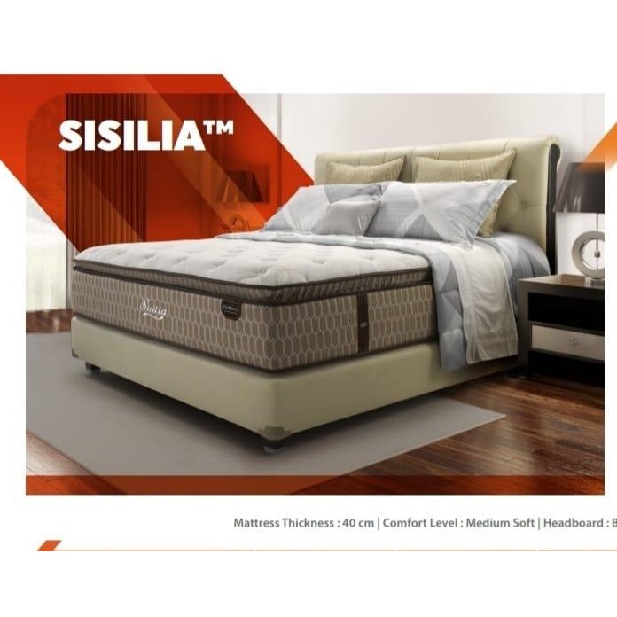 Springbed Florence Sisilia Kasur Florence Mattress Set