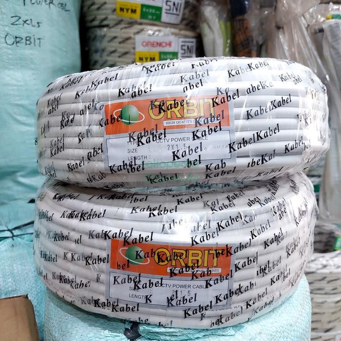 KABEL LISTRIK KAWAT TEMBAGA SPIN CABLE 2x1.5 NYM 50 METER FULL