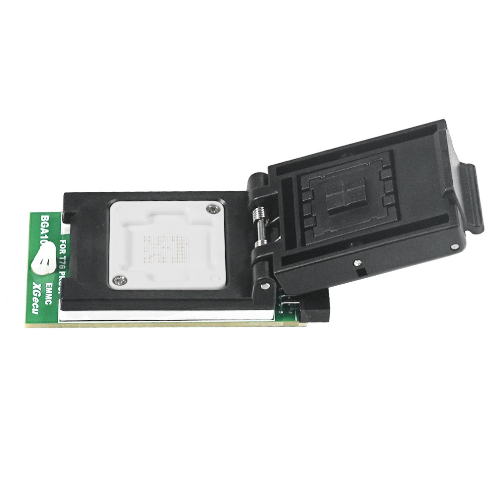 

EMMC BGA100 Adapter for T76 Programmer IC Socket, Dual Head Probe Holder, Reliable contact XGECU