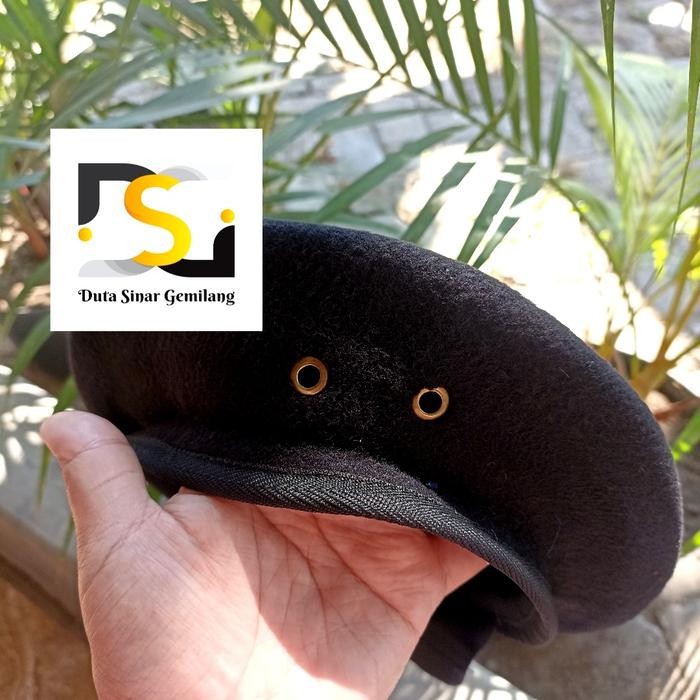 Topi Baret Sabhara Polisi / Onta Hitam