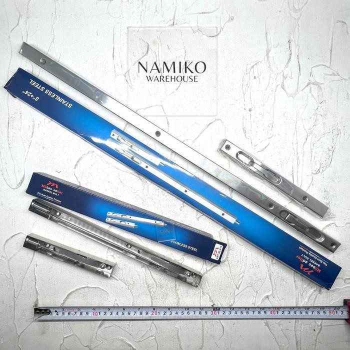 HOT PROMO MULLER Grendel Slot Pintu Tanam Stainless 12 24 inch