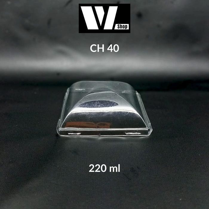 [100Pcs] Ch-40 Gelas Puding 220Ml / Ch40 Jelly Cup 220 Ml / Puding Cup Akrilik Dessert Wadah Puding