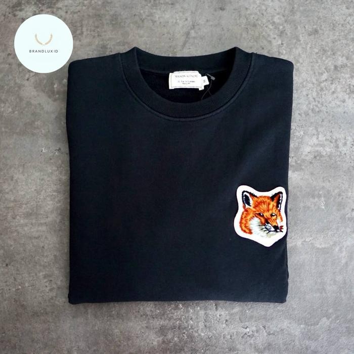 Maison Kitsune Big Fox Sweatshirt in Black
