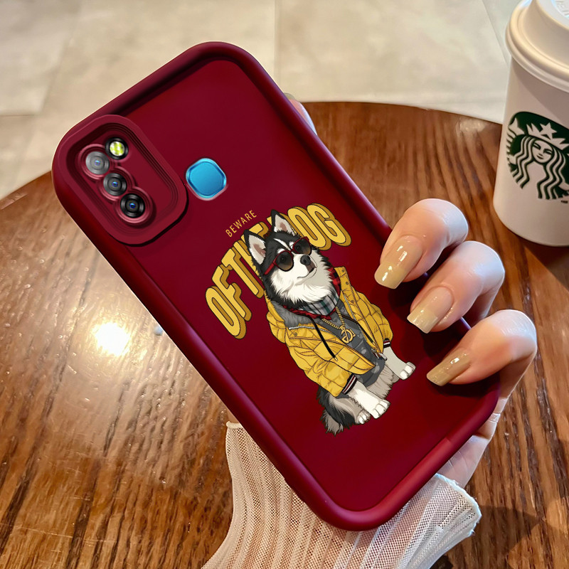 Casing Hp untuk Infinix Smart 5 Smart 6 Ram 3 Hot 10 Lite Case Casing HP Softcase ponsel silikon tah