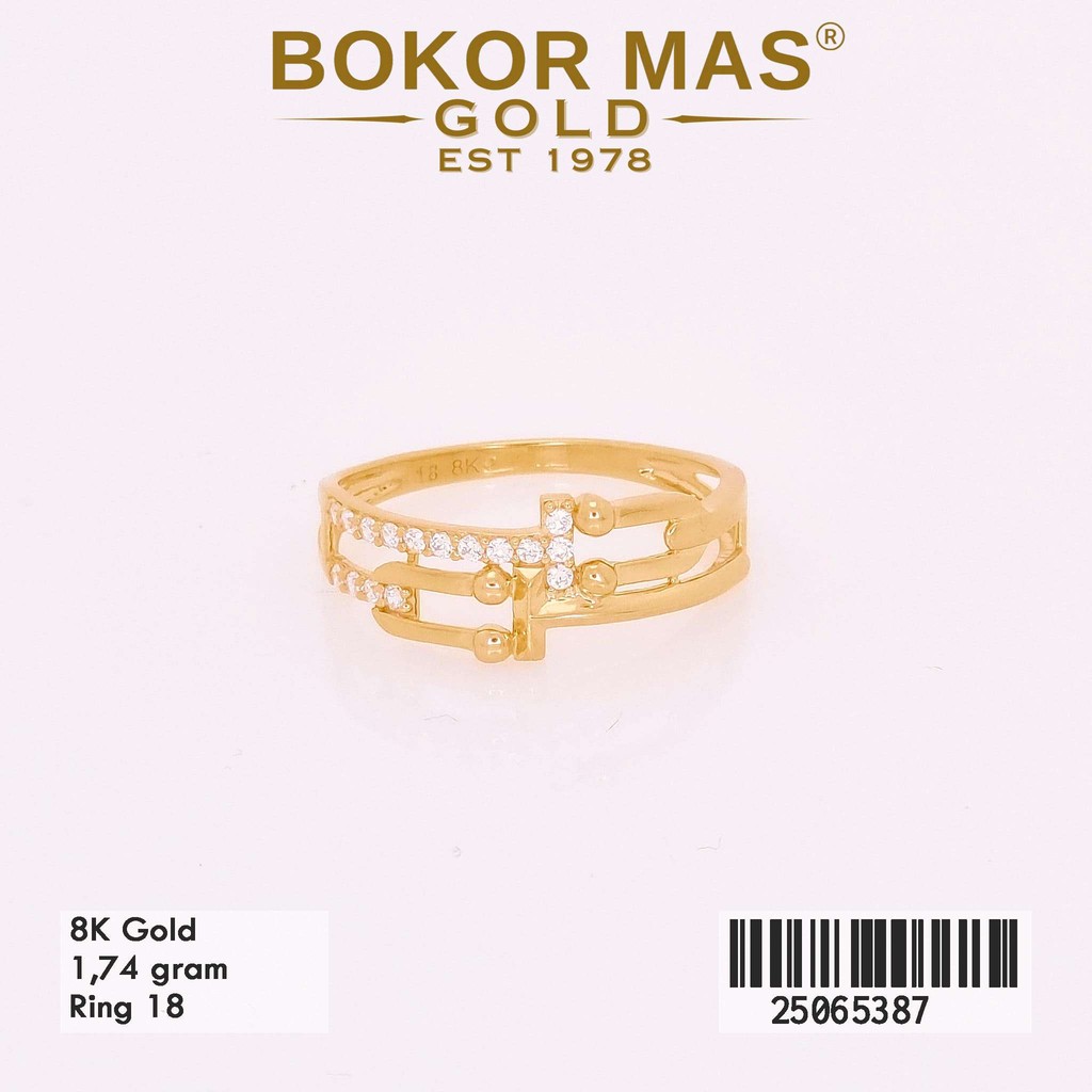Cincin Permata Emas 375 8K 25065387 - BokorMas Gold