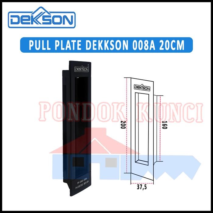 HANDLE TANAM PINTU SLIDING DEKSON PP008A (20CM) TARIKAN PINTU GESER
