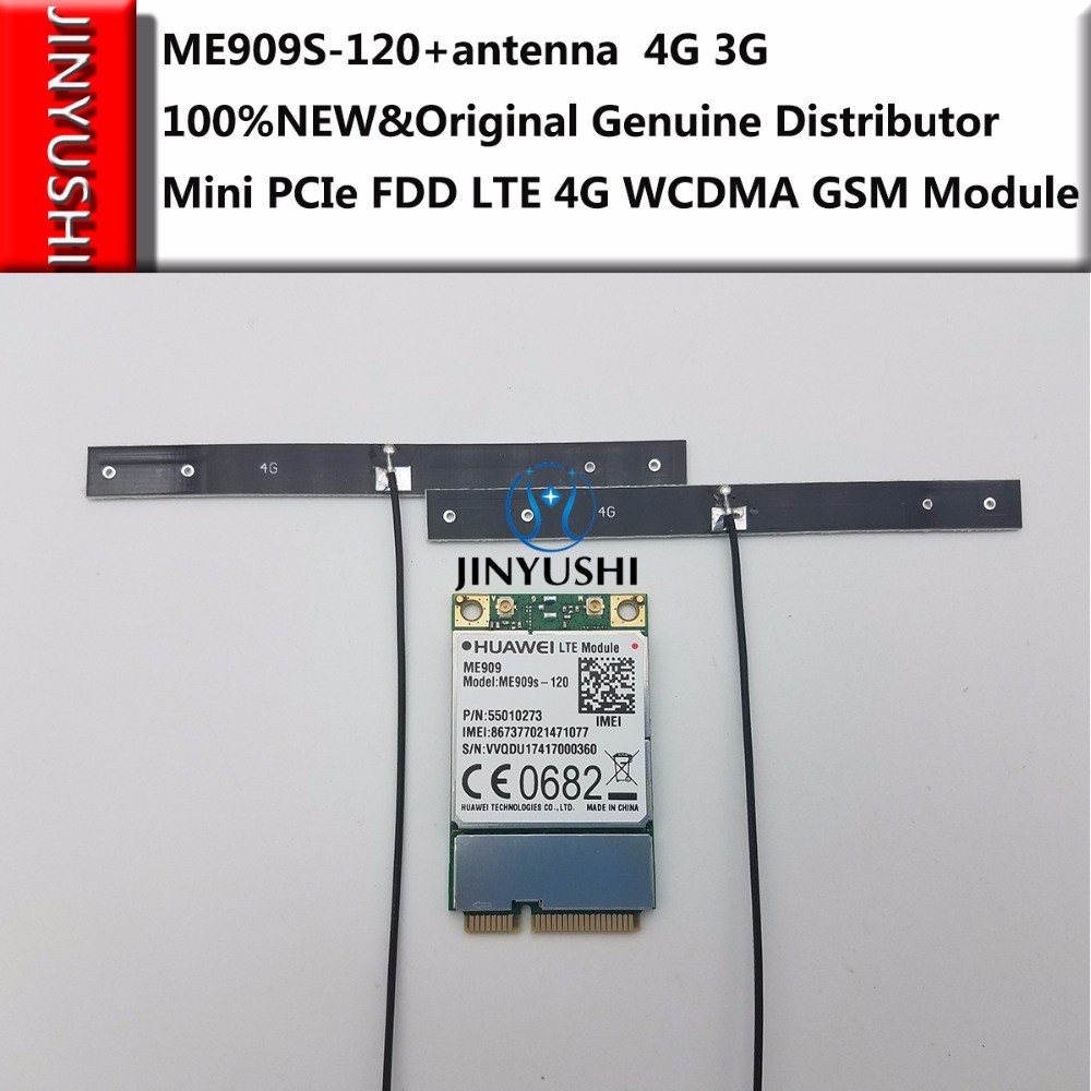 ME909S-120+2PCS 19CM 4G strong signal antenna 100% NEW&Original Mini PCIe FDD LTE 4G WCDMA GSM