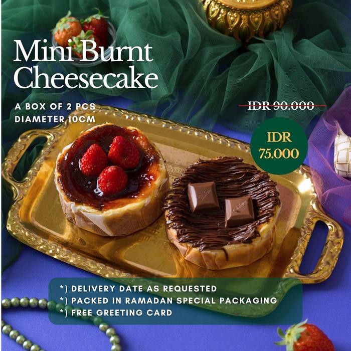 

BUKA PUASA HAMPERS / PARCEL IDUL FITRI - Mini Cheesecake Lotus Nutella