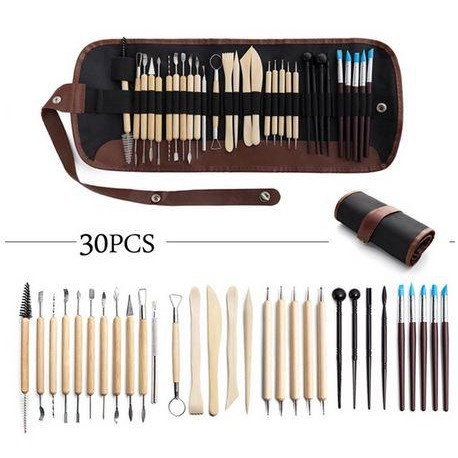 

Pottery Tools Set - Set Pena Ukir Tembikar (30Pcs)
