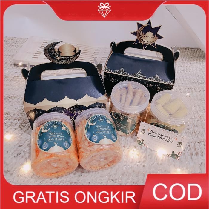 

MINAL GIFT- Hampers Idul Fitri - Hampers Ramadhan - Kado Lebaran Murmer - Bingkisan Kado Snack HR010