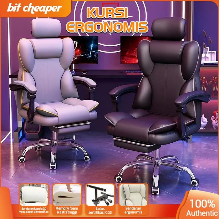 (Expert) Kursi Game Santai/Kursi Game/Kursi Kantor/Kursi Komputer