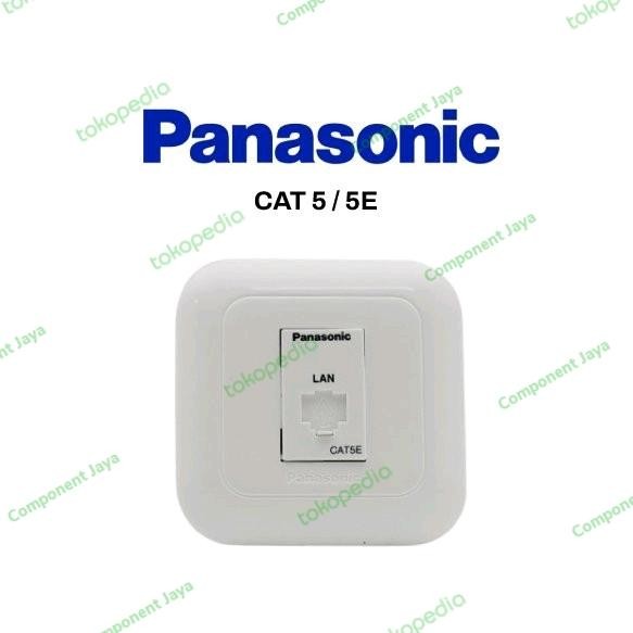 STOP COLOKAN OUTLE TDATA MODUL LAN CAT5E CAT 5 RJ45 PANASONIC WEJ2488