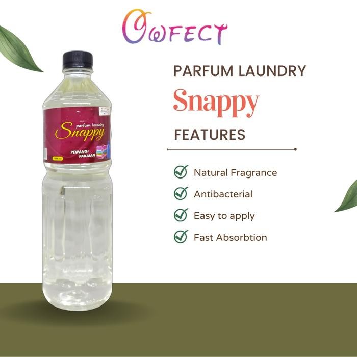 (Expert) [Best Seller] OWFECT Parfum Laundry SNAPPY/Pewangi pakaian laundry kem