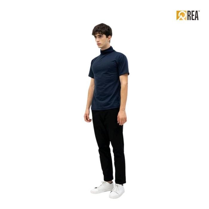 (Expert) XXL-8XL Kaos Over Size TurtleNeck Pria size JumboBig Lengan Pendek