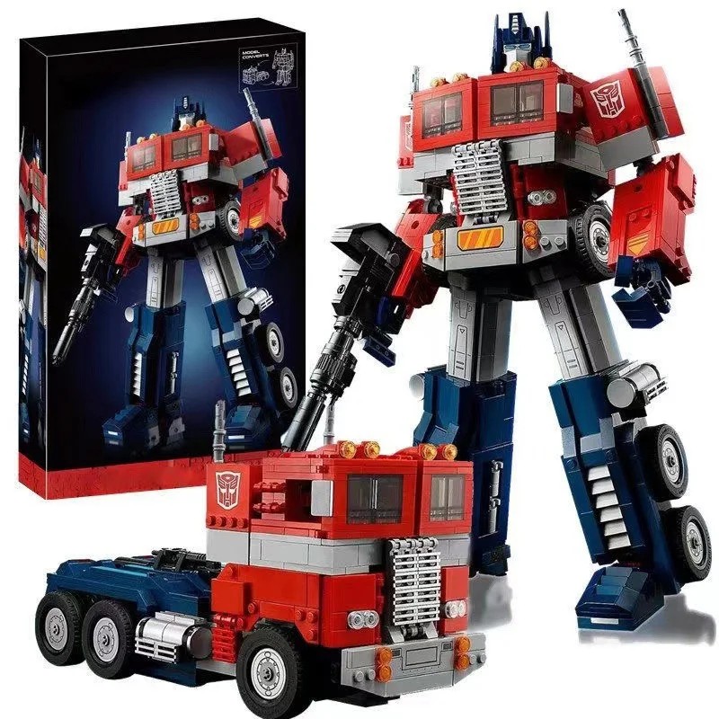 1508Pcs Creative Transformation Optimus Prime Robot Building Blocks Moc Assemble Bricks Toys Gift